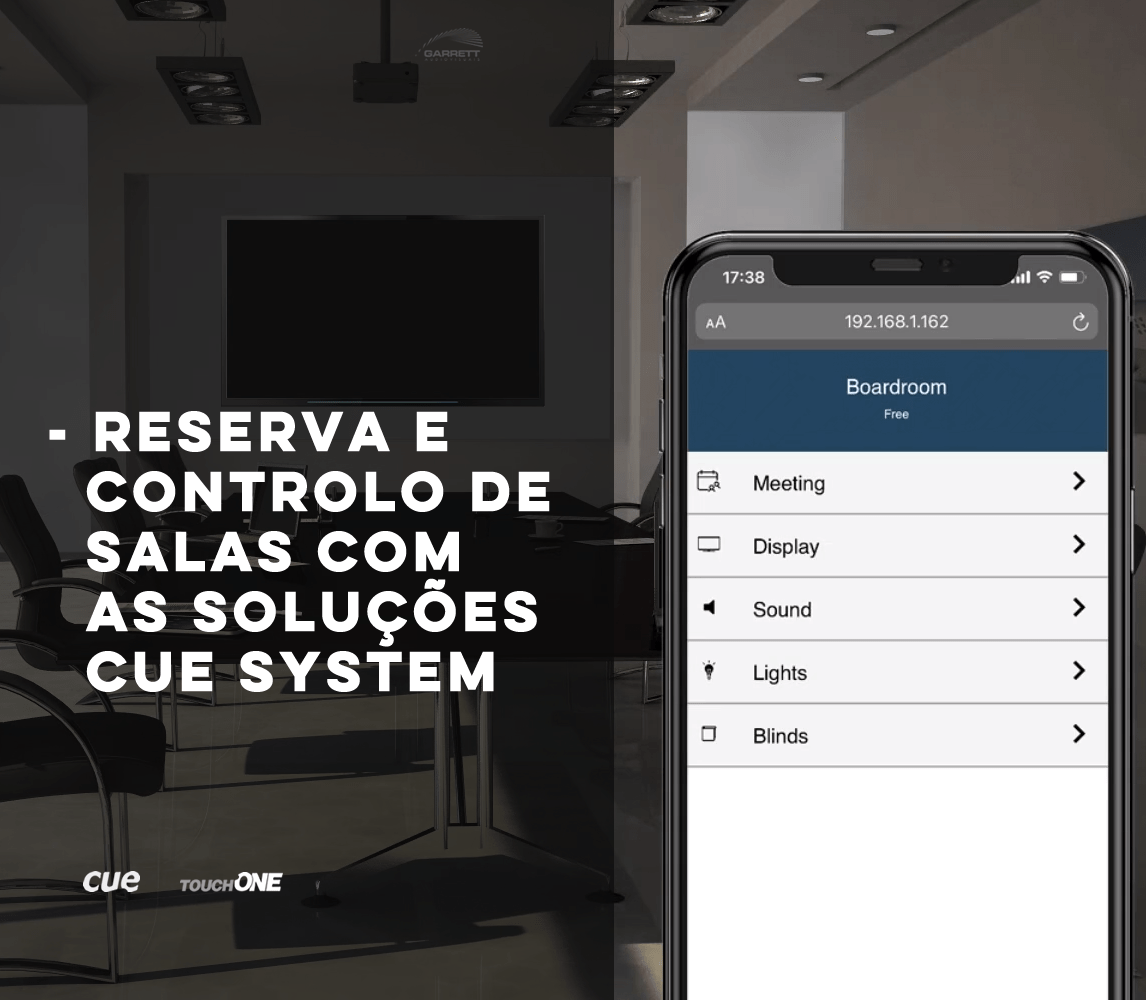 App webCUE para Reserva e controlo de Salas