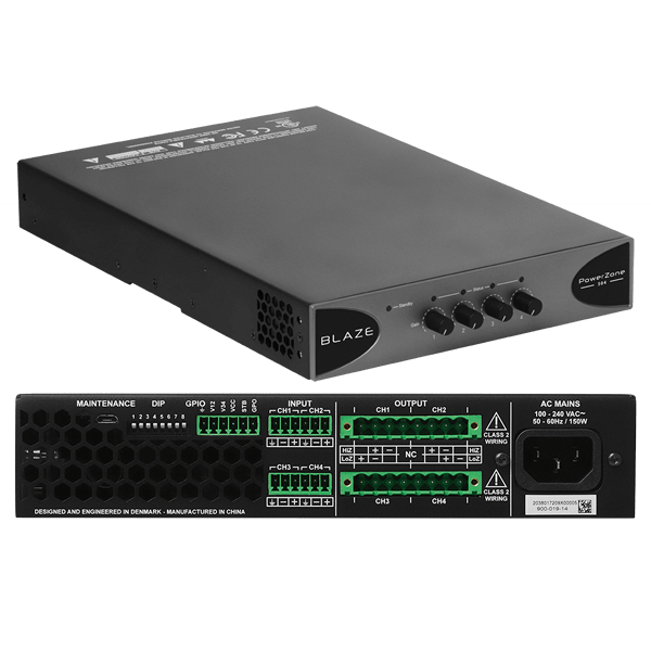 Blaze PowerZone 504 - Professional Audio Amplifier