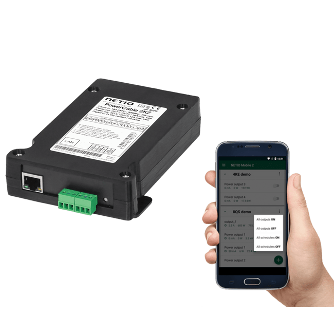 NETIO PowerCable 2KZ (LAN & WiFi connectivity)